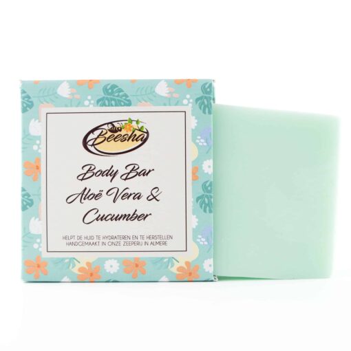 Beesha-Body-Bar-Doosje-Aloe-Vera-Cucumber-scaled Body Bar Aloë Vera & Cucumber