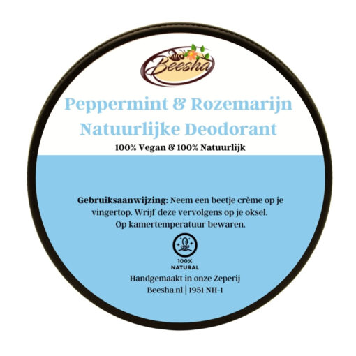 Natuurlijke Deodorant Peppermint & Rozemarijn