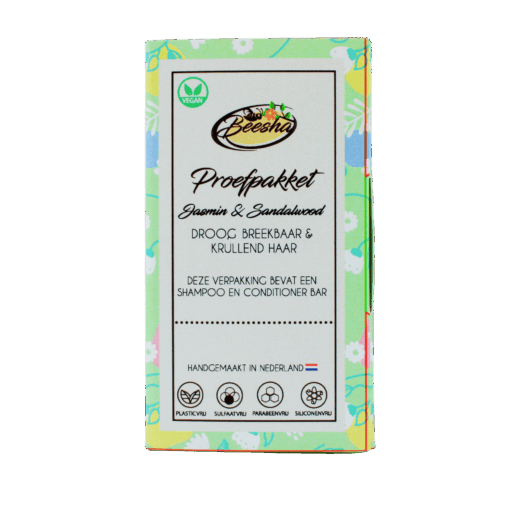 Beesha-Proefpakket-Jasmin-Sandalwood Proefpakket Jasmijn & Sandalwood Duo