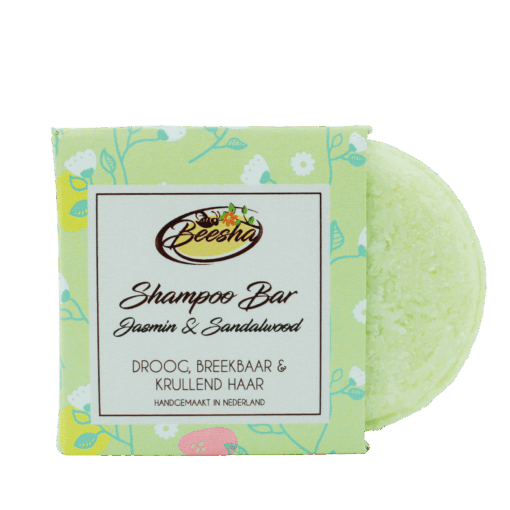 Beesha-Shampoo-Bar-Jasmin-Sandalwood Shampoo Bar Jasmijn & Sandalwood