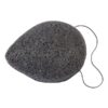 Konjac spons Houtskool