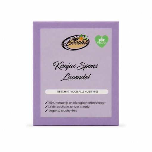 Konjac spons Lavendel